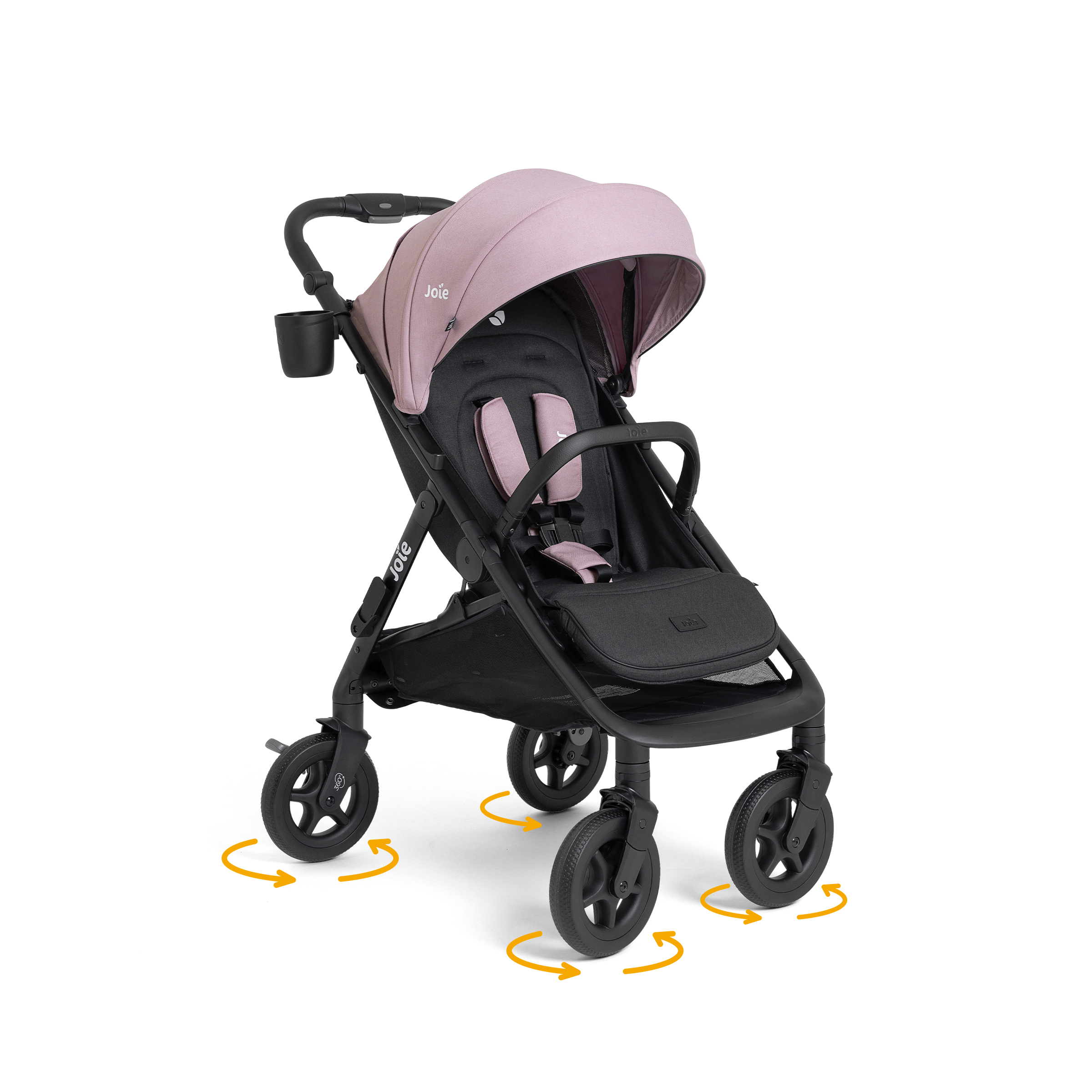 Caraway™ Whirl 2-in-1 stroller with 360⁰ spinning wheels | Joie