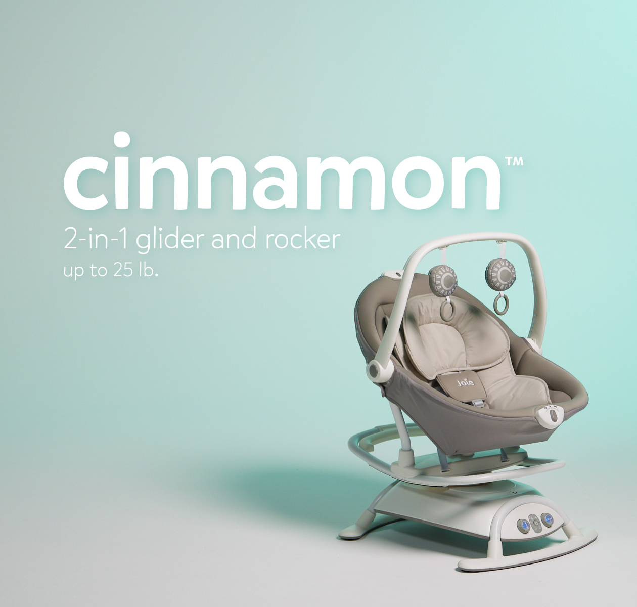 Joie 2-in-1 baby swing & rocker | easy multi-motion swing