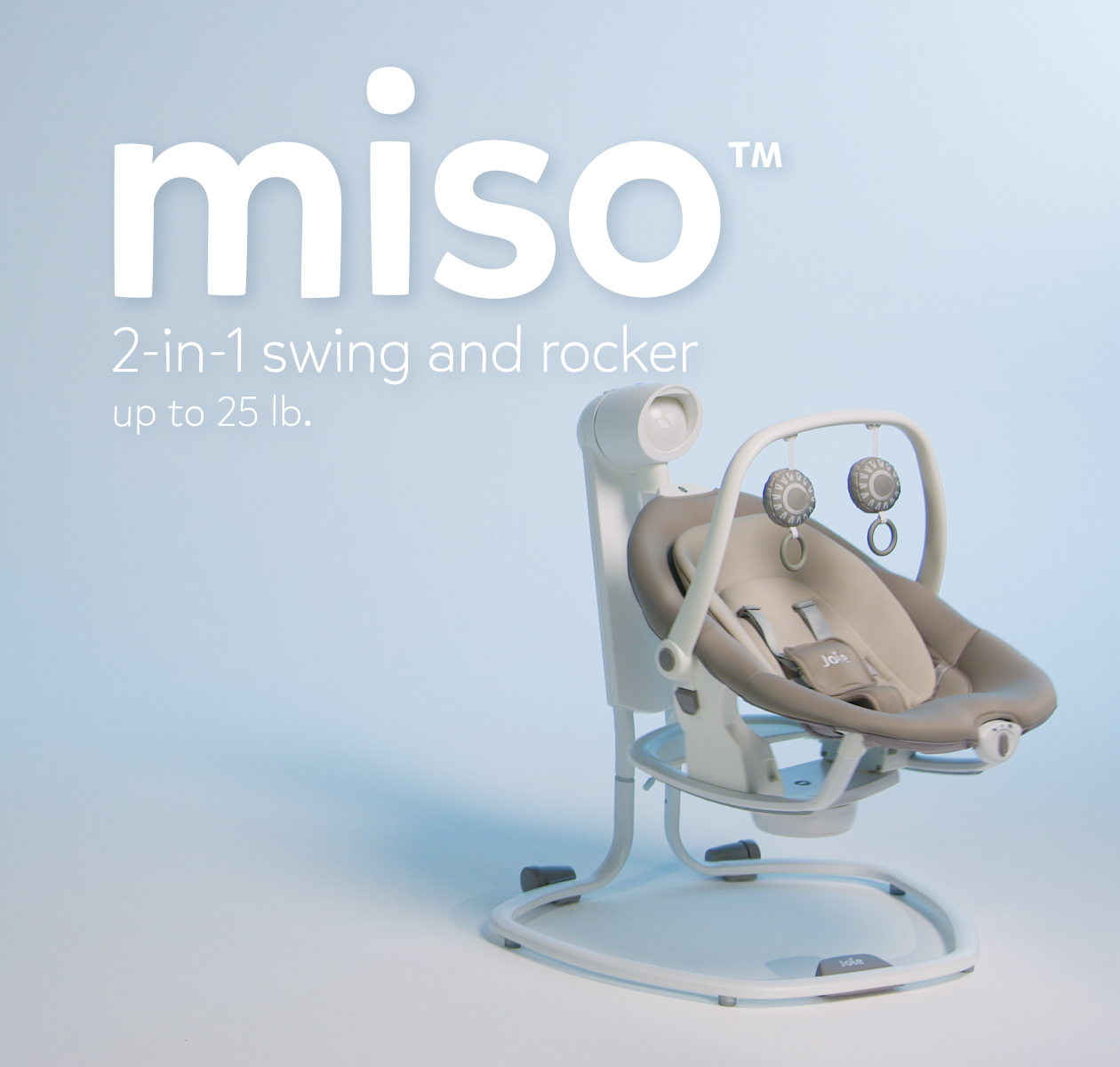 Joie Miso 2-in-1 Swing & Rocker - Walnut | Babylist Shop