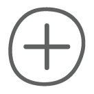 icon of a circle with a plus inside
