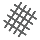 cross-hatched lines to indicate farbic