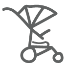 icon of stroller 
