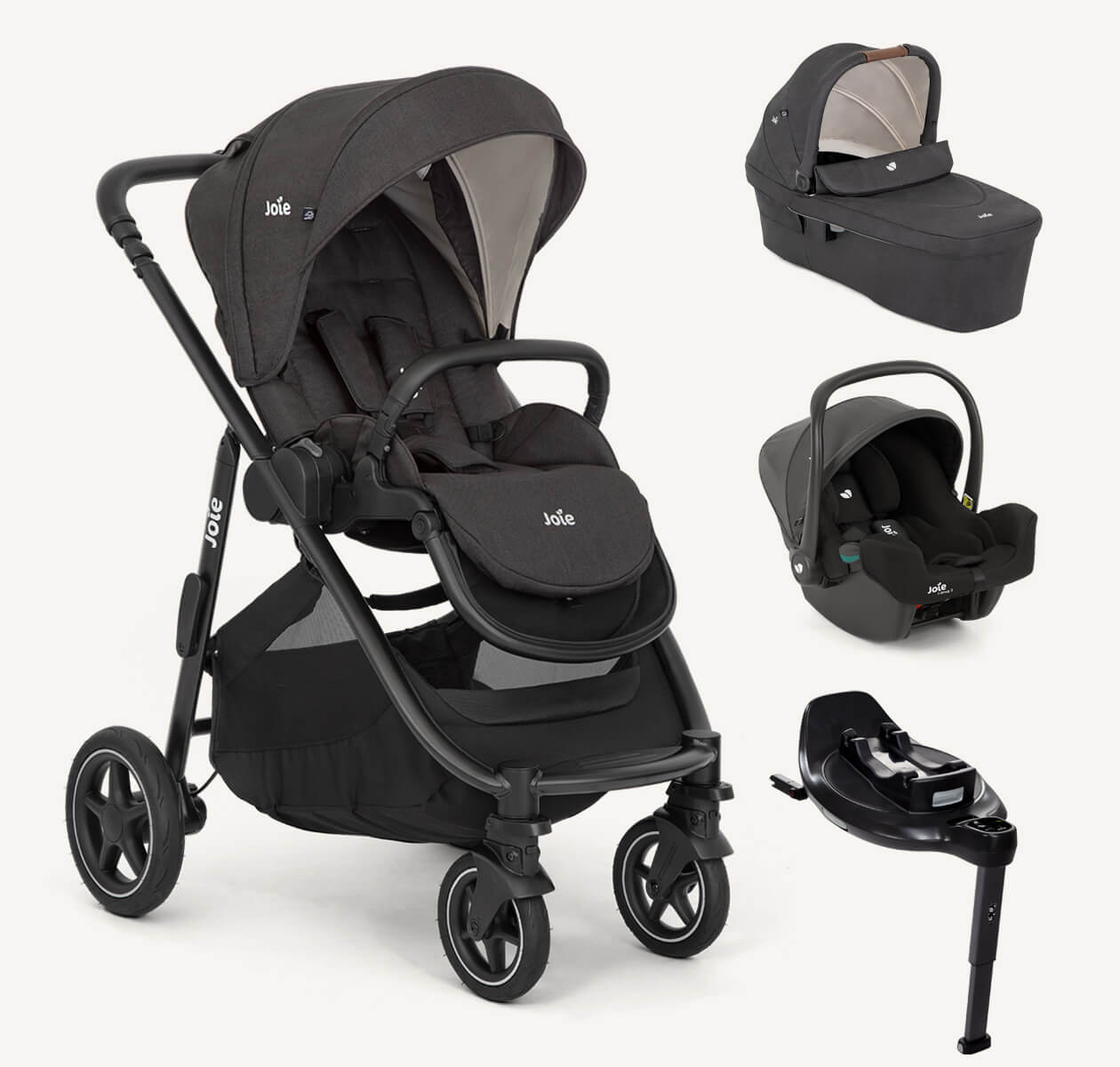 Joie Versatrax On-the-Go Encore Bundle Carry Cot, Infant Car - Main Image