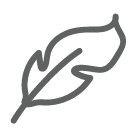 ícono de una pluma 