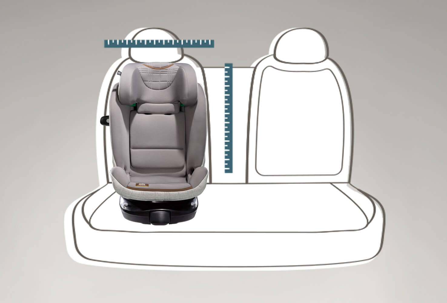 Silla Auto Joie i-Spin XL 360 giratoria Isofix R-129 - AikoBebé