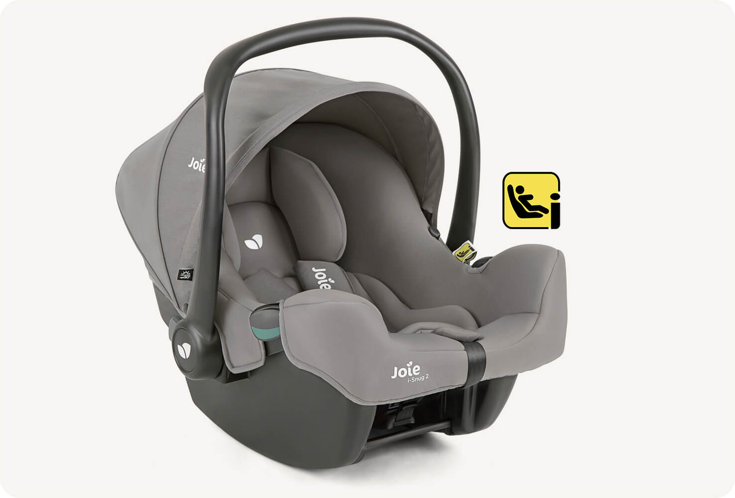 Image of the Joie i-Snug 2 in grey
