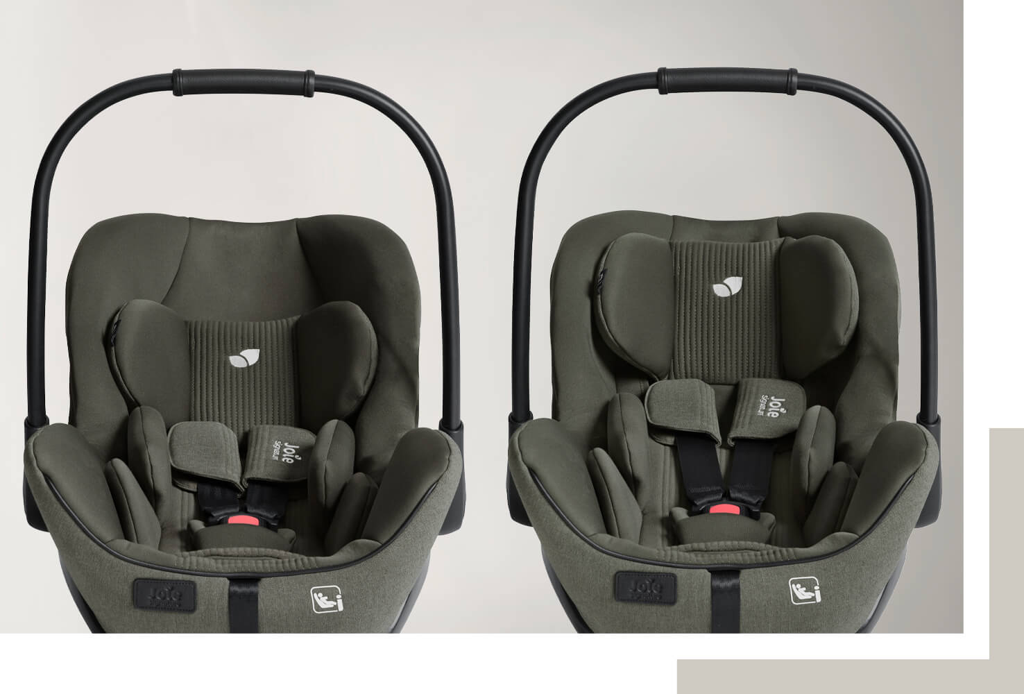 Close up of Joie Signature i-Level Pro headrest