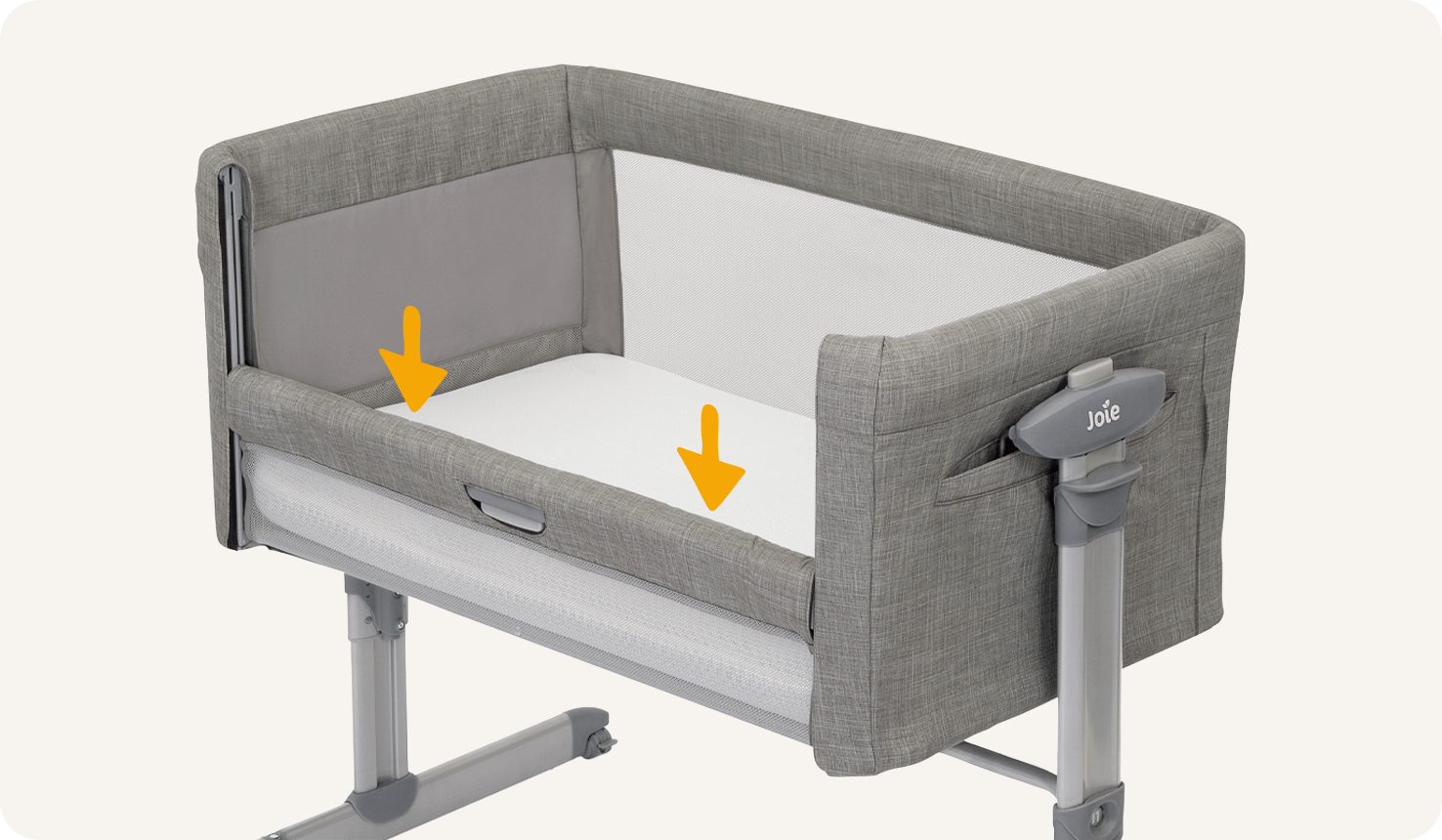 Joie roomie glide bedside crib