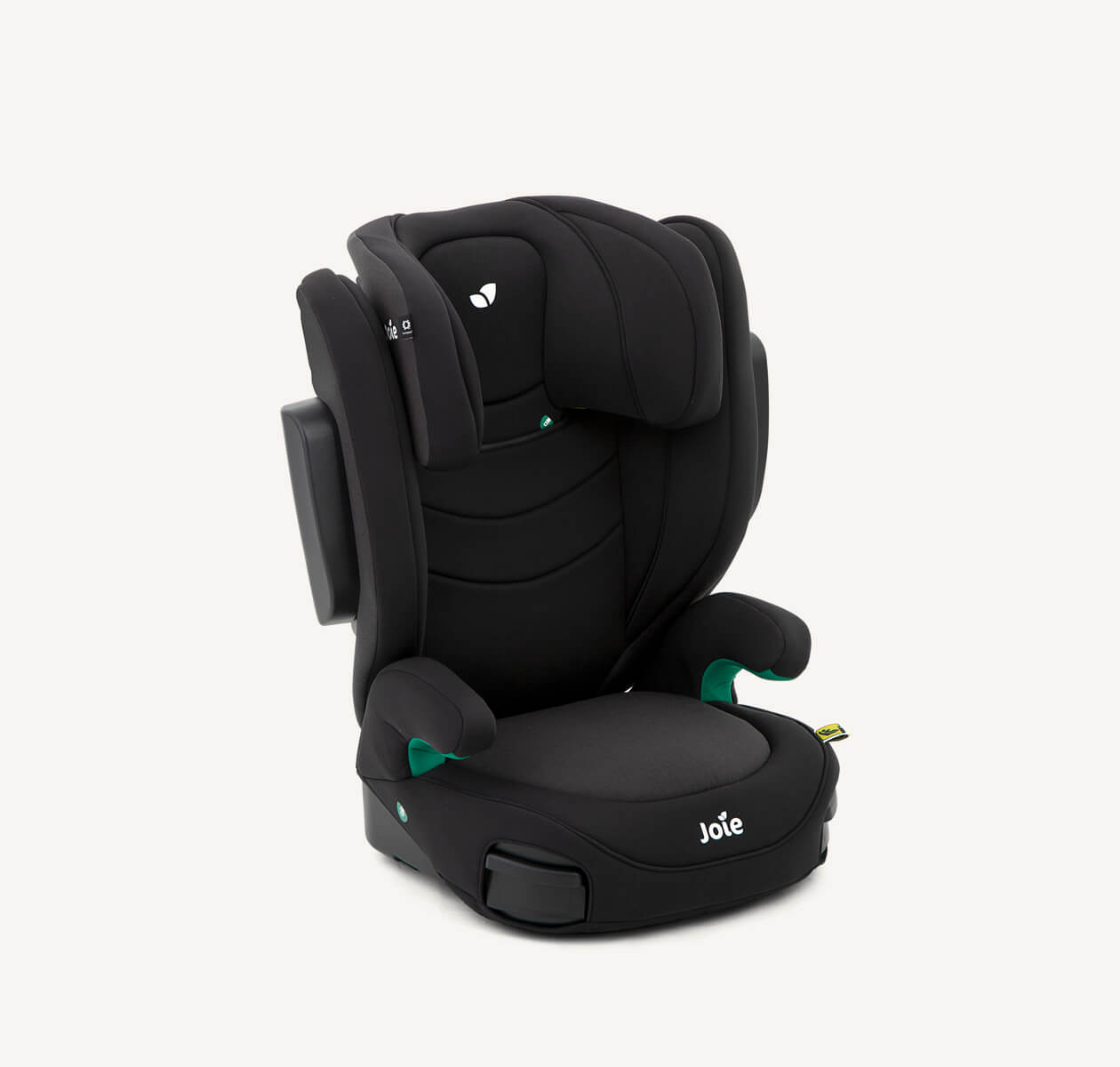  Joie booster seat I-Trillo lx in black at an angle. 