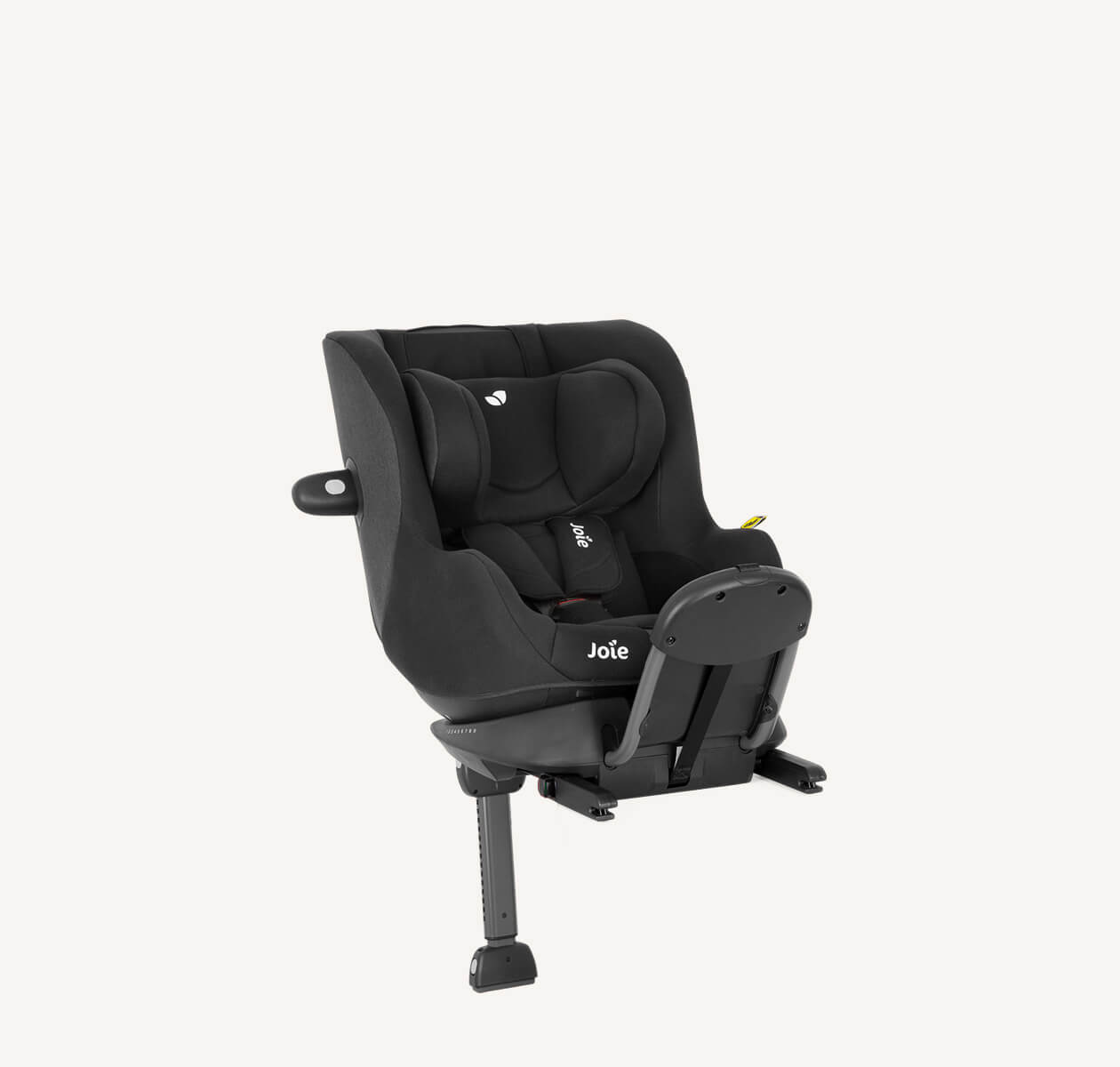 i-Soren 2 car seat in black facing to the right.