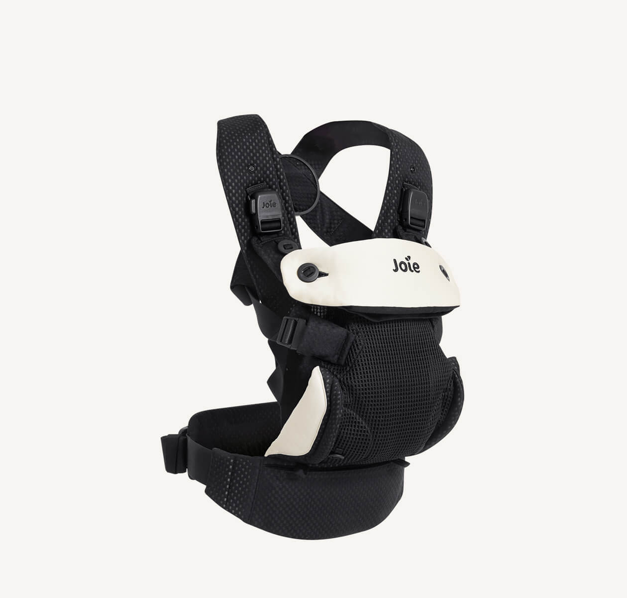 profile angle of savvy lite air 3-in-1 carrier in jet on white background