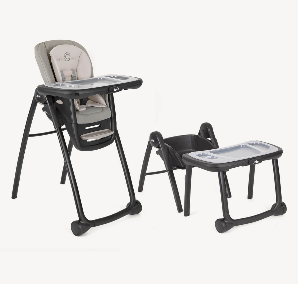 High chair that discount fits under table