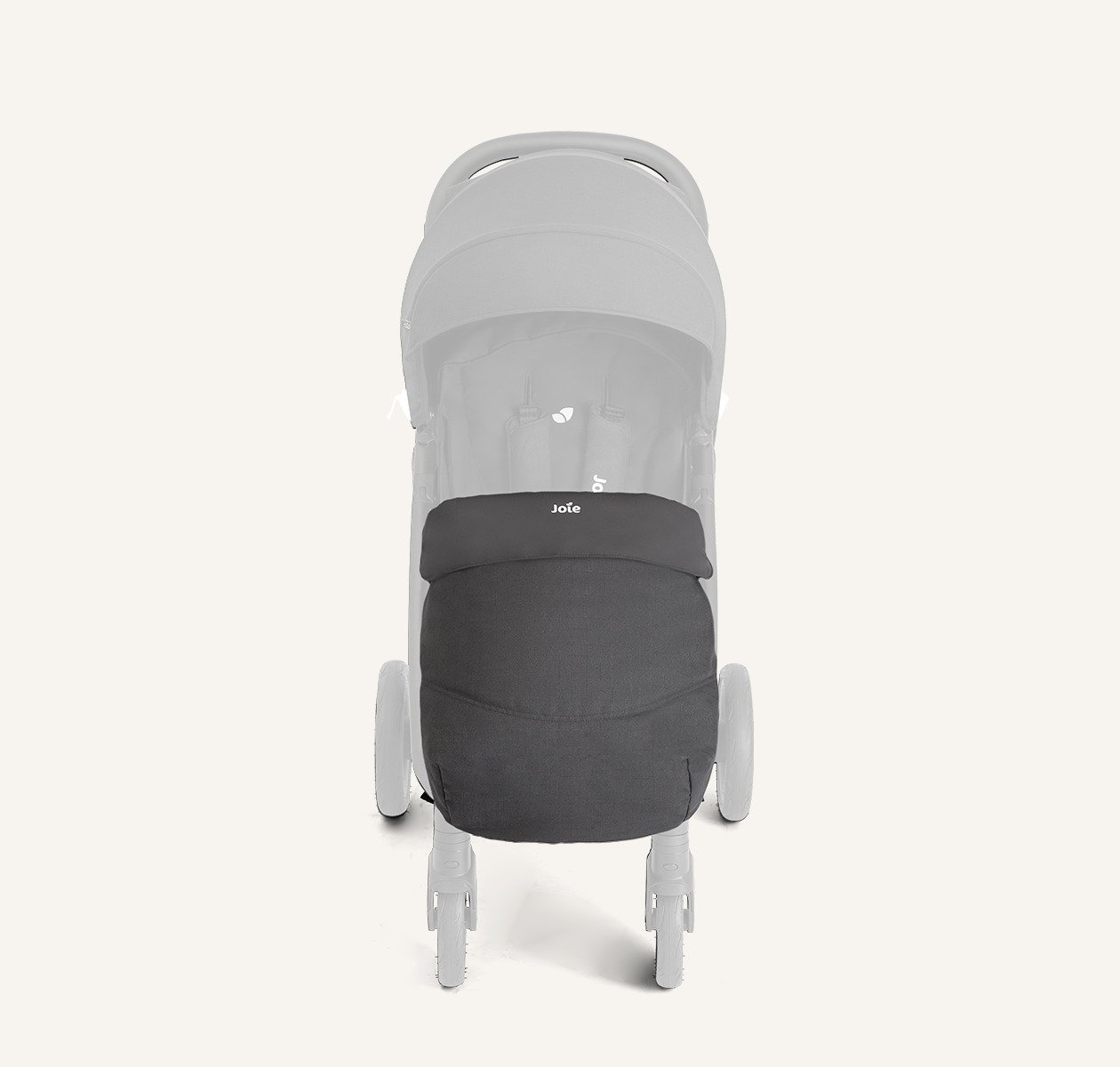 joie footmuff grey