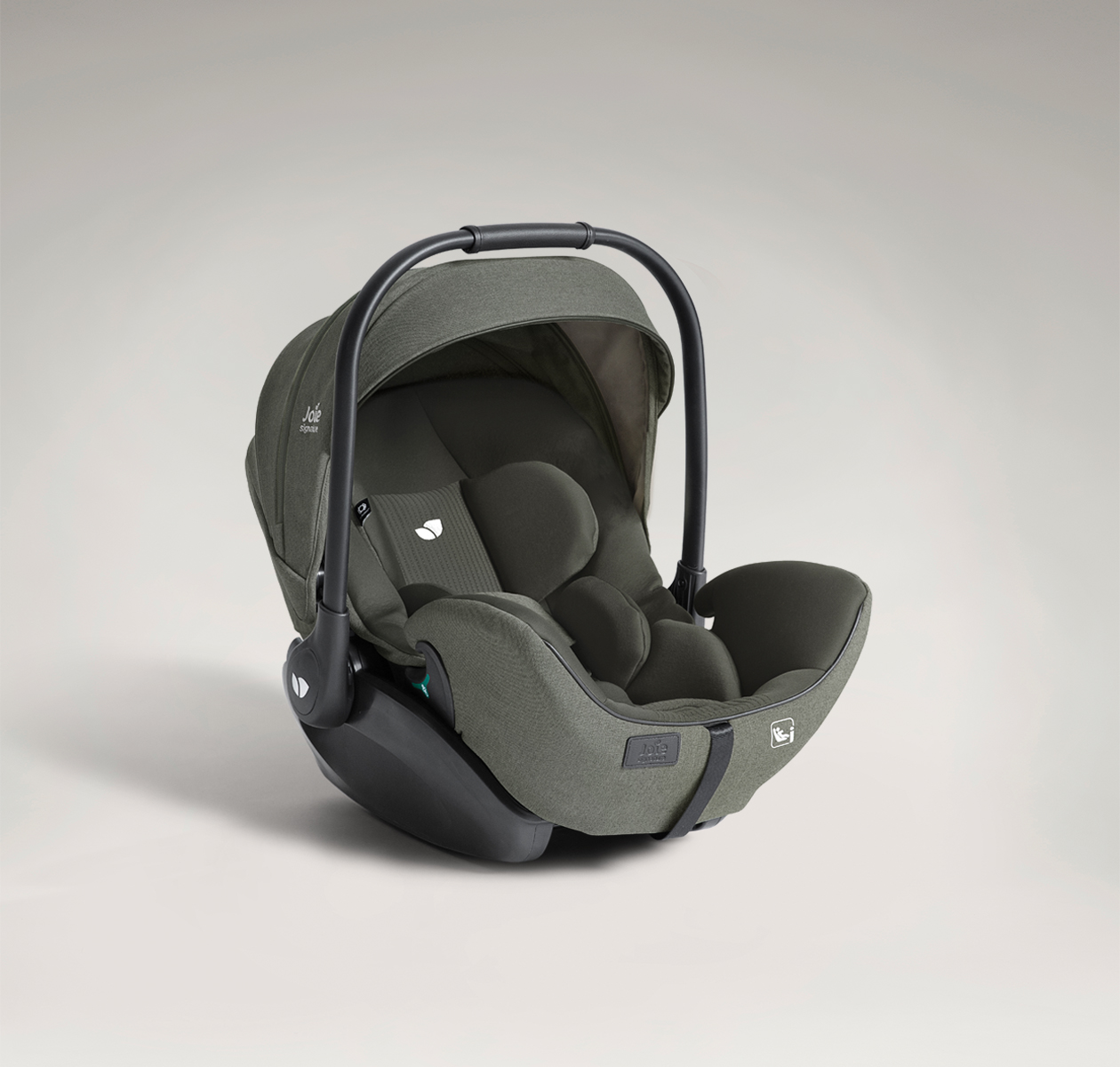 Seggiolino auto Joie Signature i-Level Pro verde rivolto verso destra