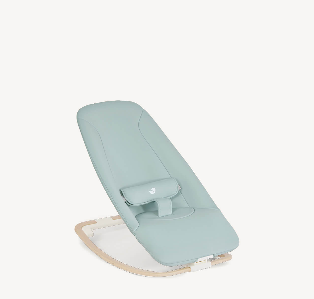Dreamer lite compact rocker in blue facing to the right 