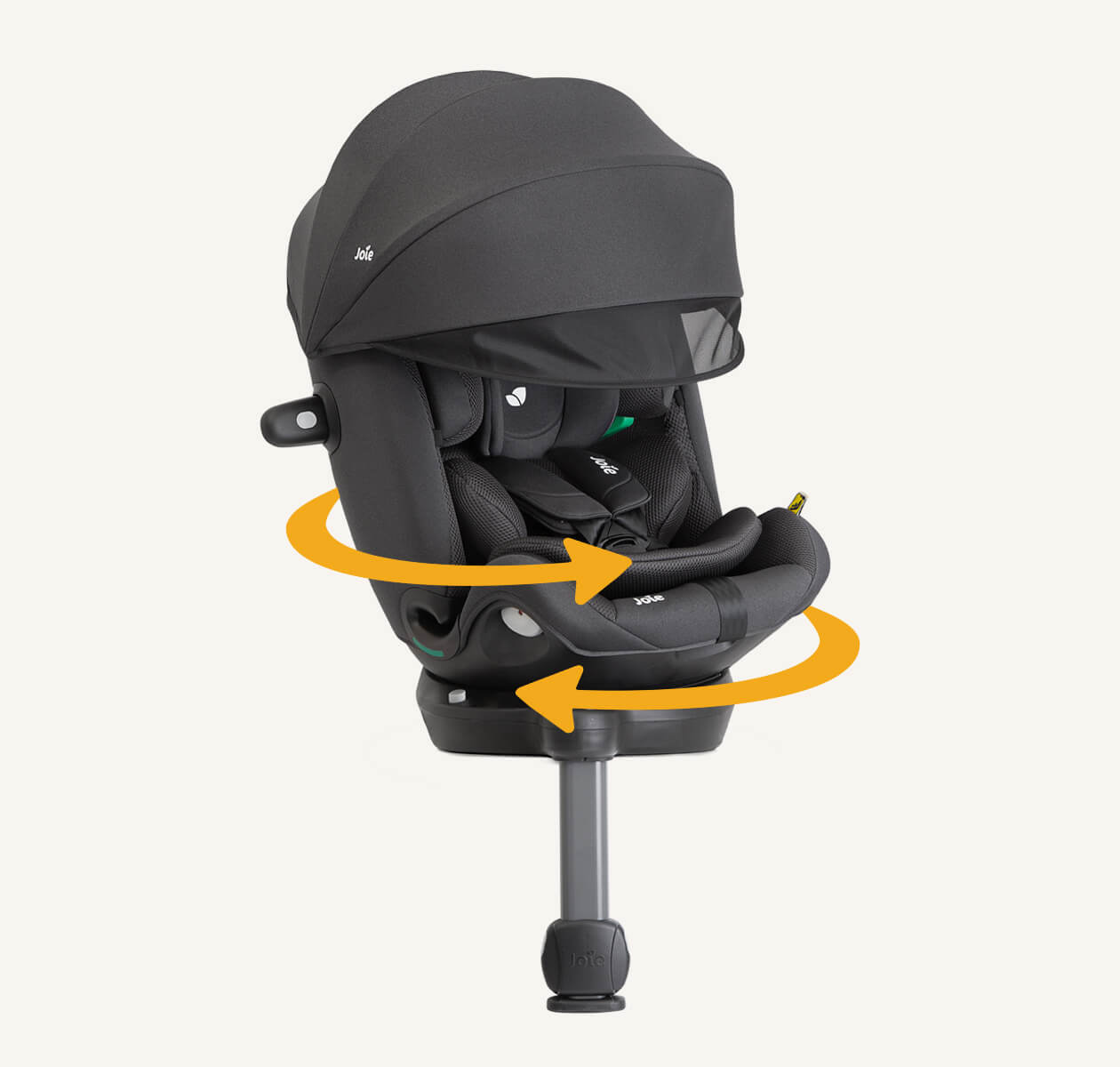 i-Spin 360™ Max with canopy | 4in1 360º spinning car seat | birth