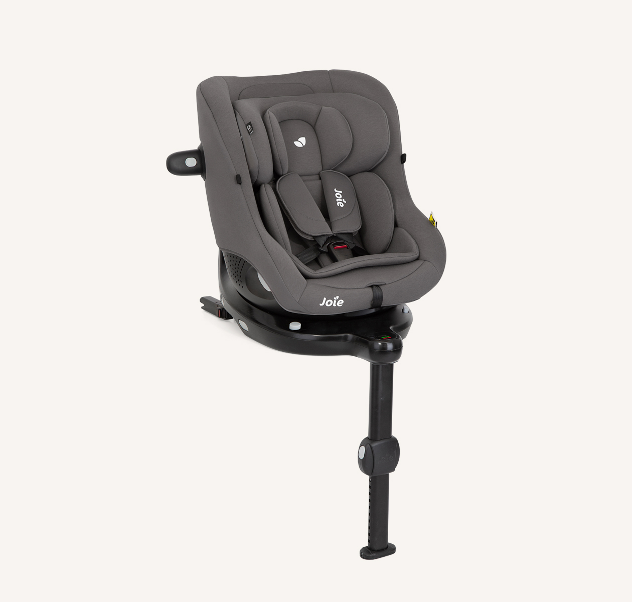 Silla de coche Joie i-Pivot 360 gris en ángulo