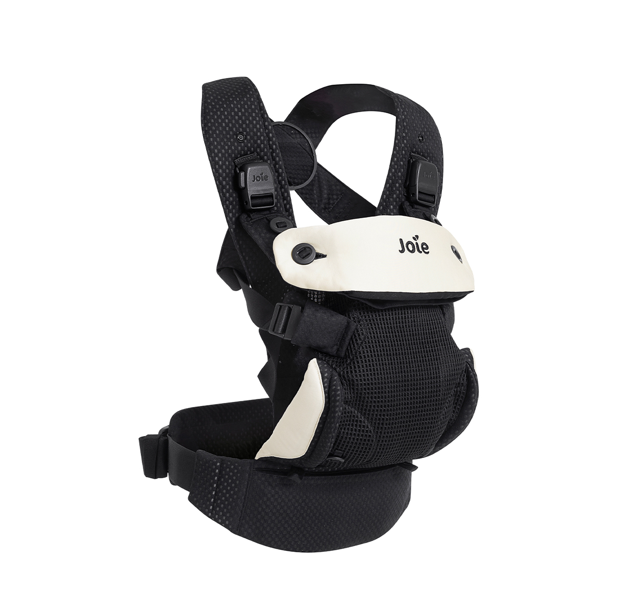 profile angle of savvy lite air 3-in-1 carrier in jet on white background