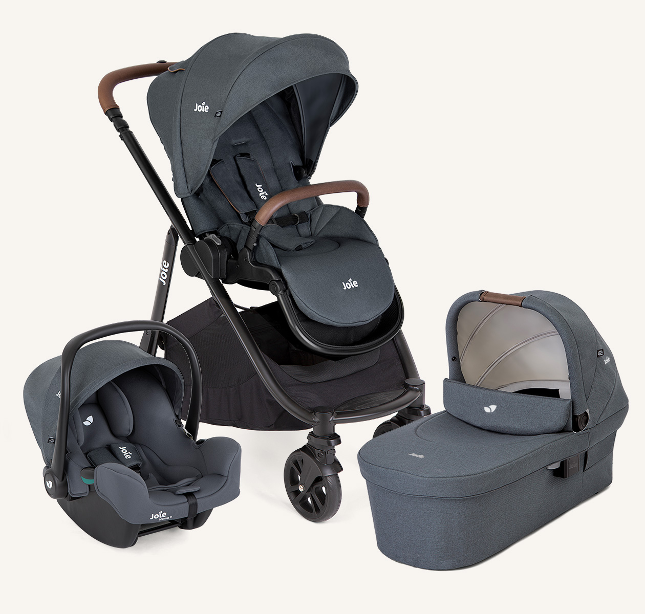Image of Versatrax E, i-Snug 2 and Ramble XL all in blue


