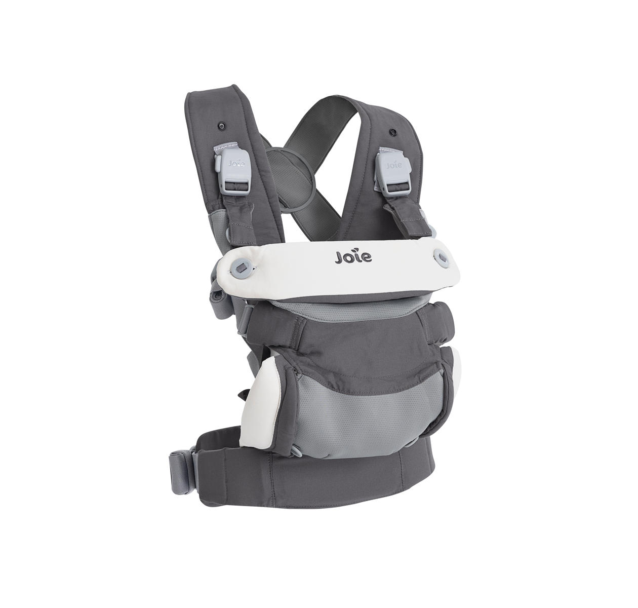 profile angle of savvy lite 3-in-1 carrier in cobblestone on white background