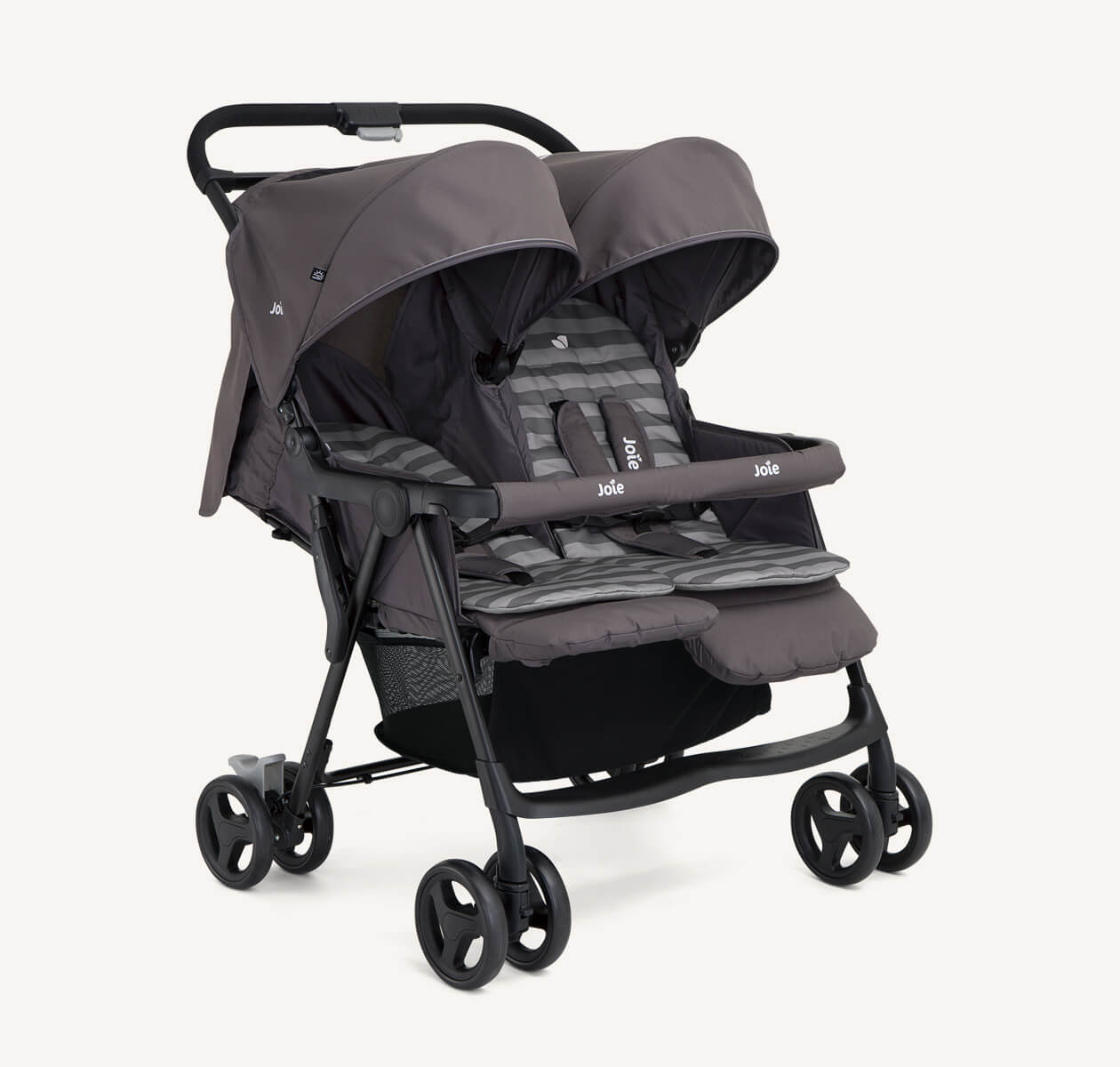 Joie aire twin double stroller lightweight compact fold