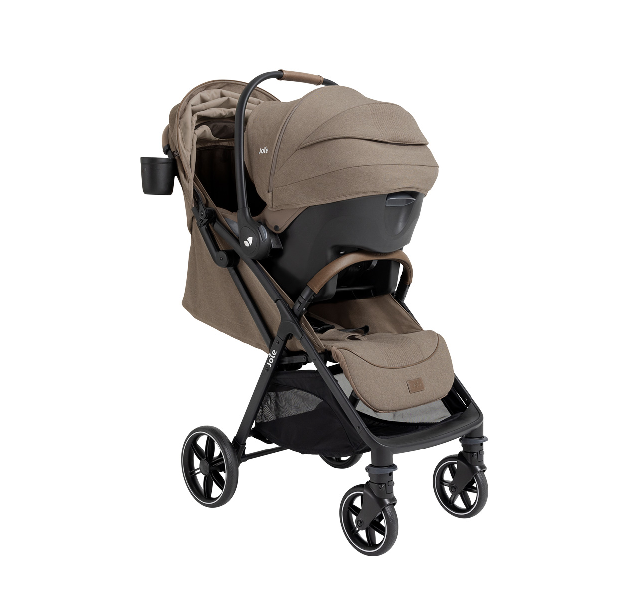 Joie nutmeg and mint travel system