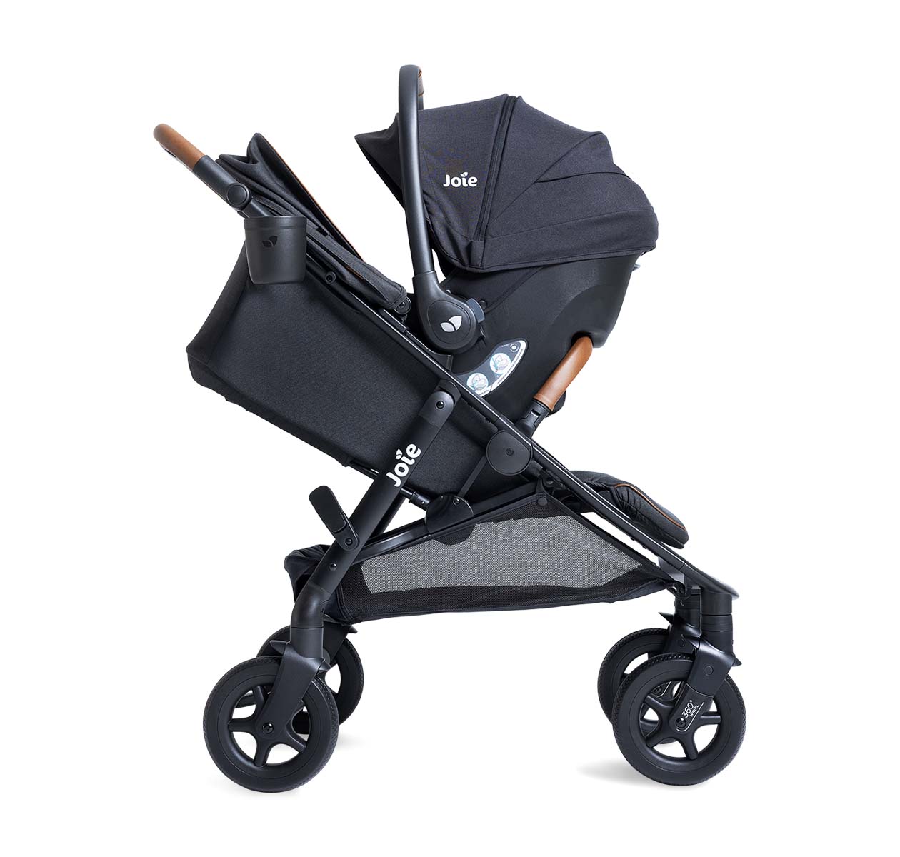 Joie　0205 Joie Ginger & Mint Latch Travel System | 4-in-1 Versatility