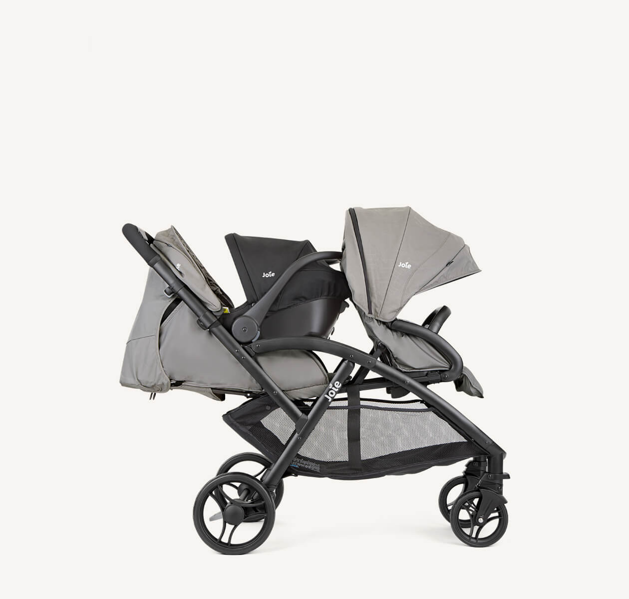 Joie double pram with car seat on sale