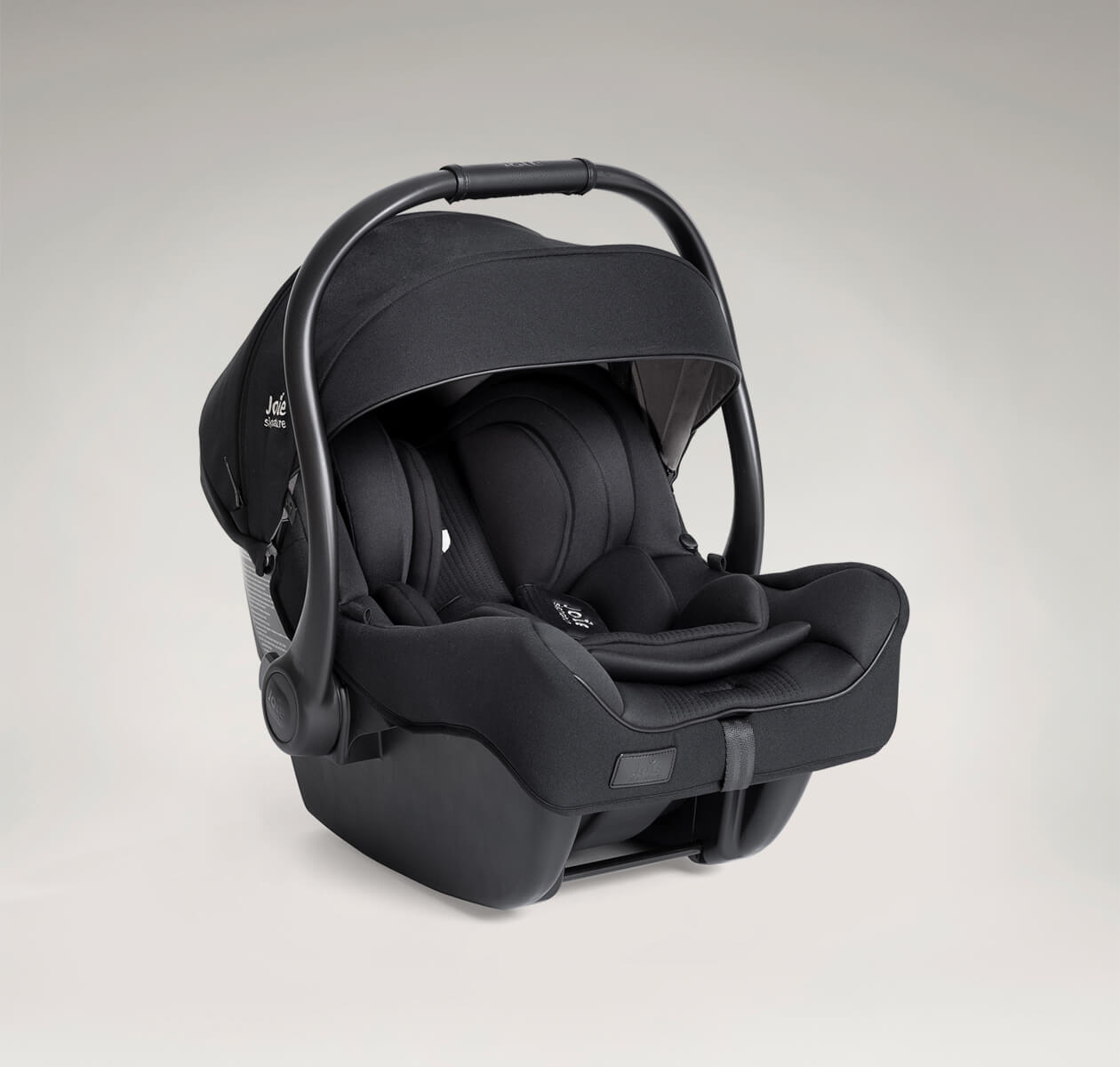 Joie signature trove lx infant capsule in black facing to the right