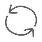 icon of two arrows forming a circle
