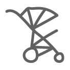 icon of a stroller
