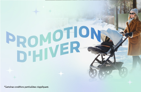 Bannière faisant référence à une promotion hivernale