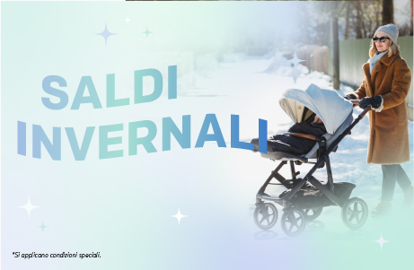 Banner che fa riferimento ai saldi invernali