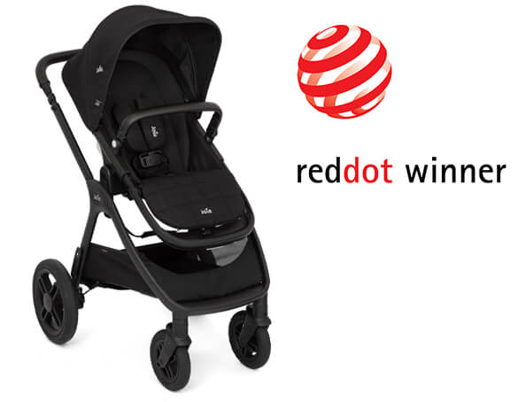 rechter Winkel des honour in Schwarz mit Reddot-Logo in der oberen rechten Eckeb
