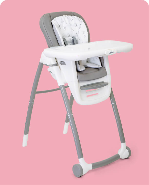 Joie high clearance chair pink