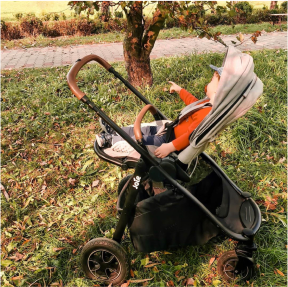 Landau Joie chrome 4-en-1, pliage par gravité