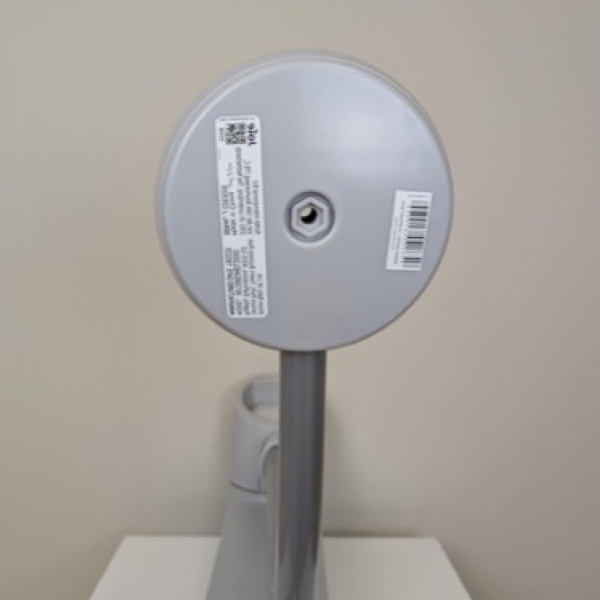 Locate the product identification sticker on the underside of the base